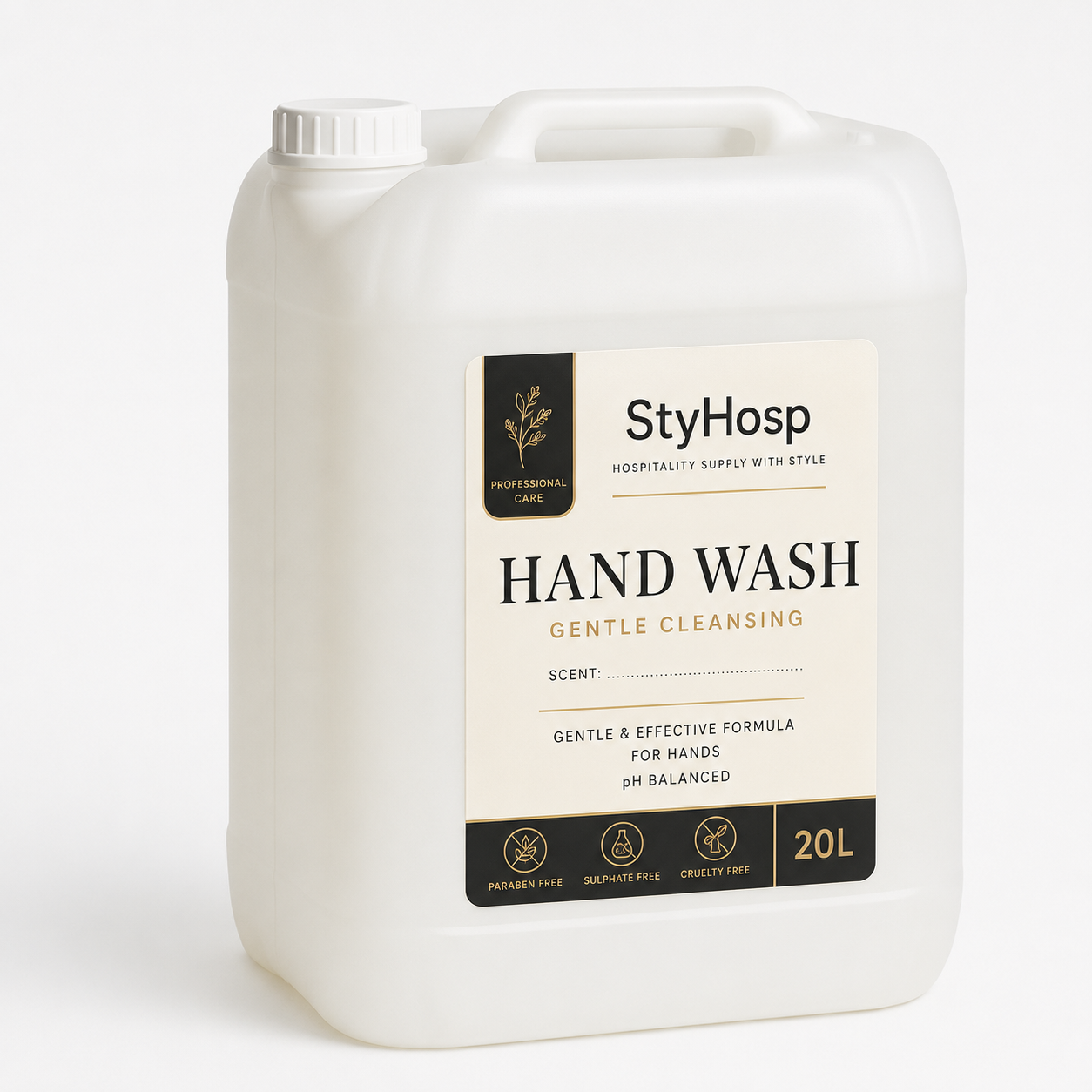 StyHosp 20L Hand Wash Liquid Soap Bulk Refill – pH Balanced, Moisturizing, Multiple Scents, For Hotels, Airbnb & Hospitality in Kenya
