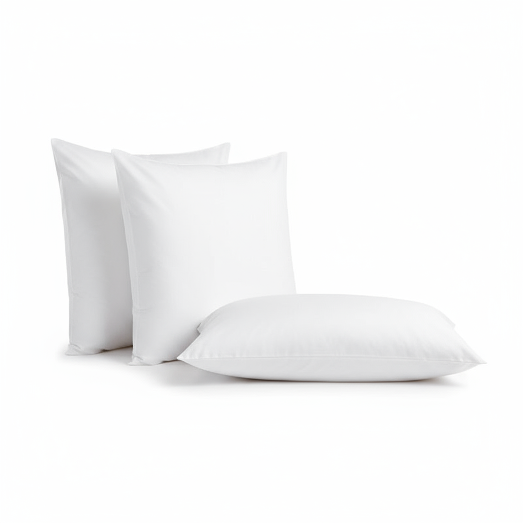 Plain White Pillow Cases - Professional Product Photo