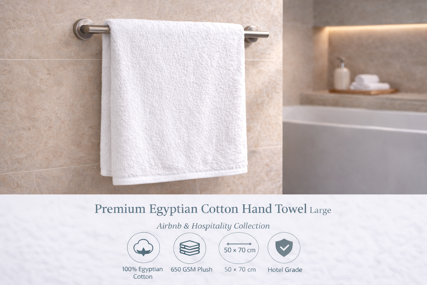 Hand Towel (Standard) 650GSM