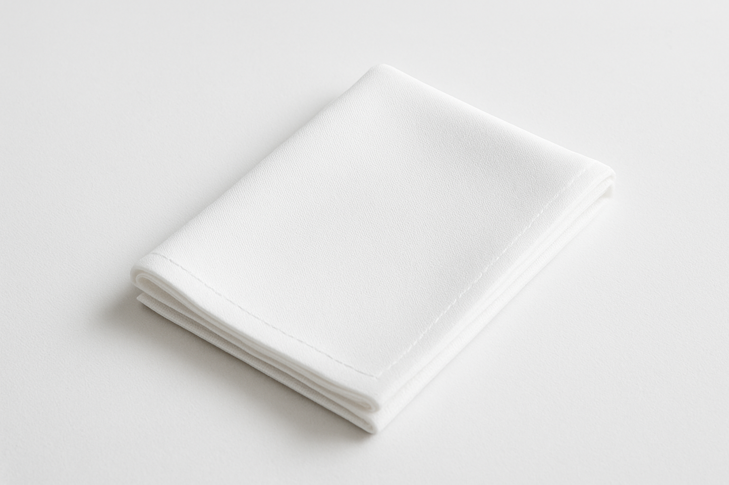 Single White Polycotton Table Napkin