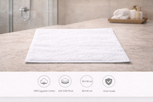 Face Towel Egyptian Cotton 650GSM - 30×30cm