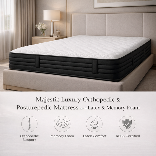 StyHosp Luxury Latex & Memory 12" Orthopedic Hotel Mattress