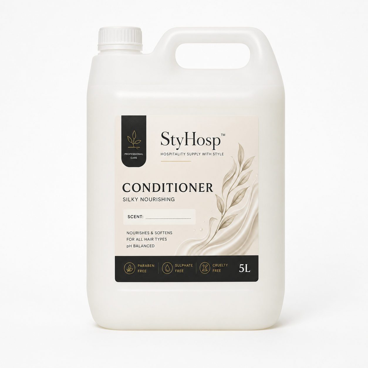 StyHosp 5L Bulk Conditioner Hair Care Refill , Paraben Free, pH Balanced, For Hotels, Airbnb & Hospitality in Kenya
