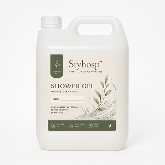 StyHosp 5L Shower Gel Body Wash Bulk Refill – pH Balanced, Multiple Scents, For Hotels, Airbnb & Hospitality in Kenya