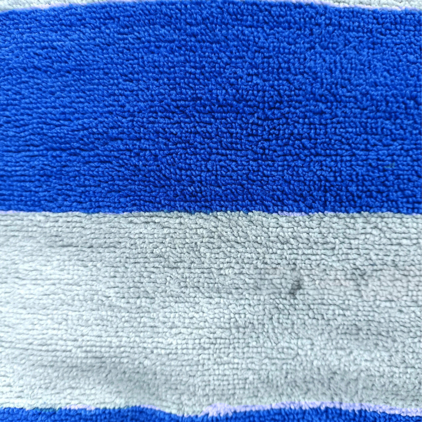 Pool Towel Blue/White Stripe 650GSM