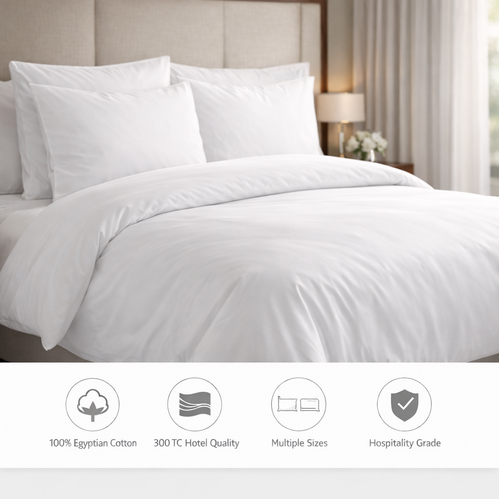 Duvet Cover White Plain