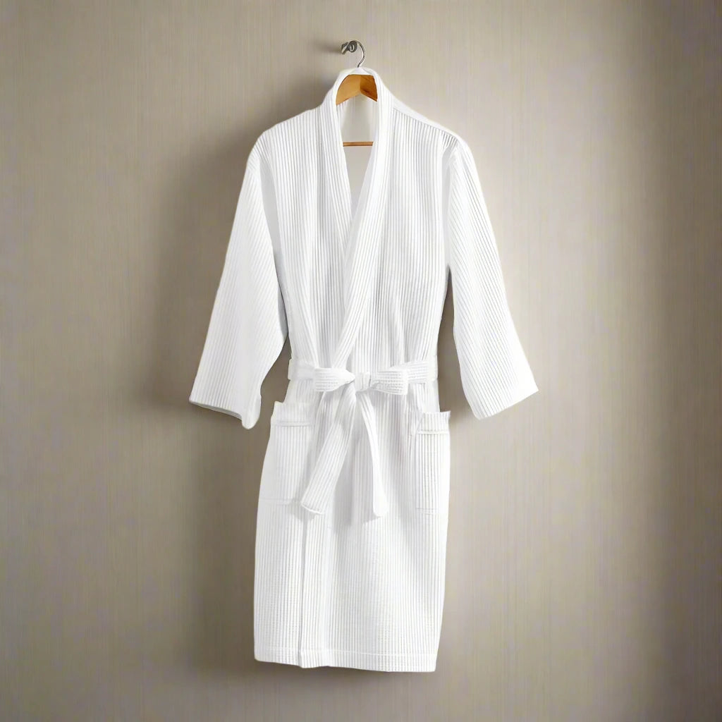 Waffle Bathrobe Lightweight & Breathable