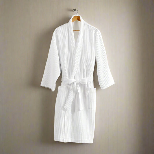 Waffle Bathrobe Lightweight & Breathable